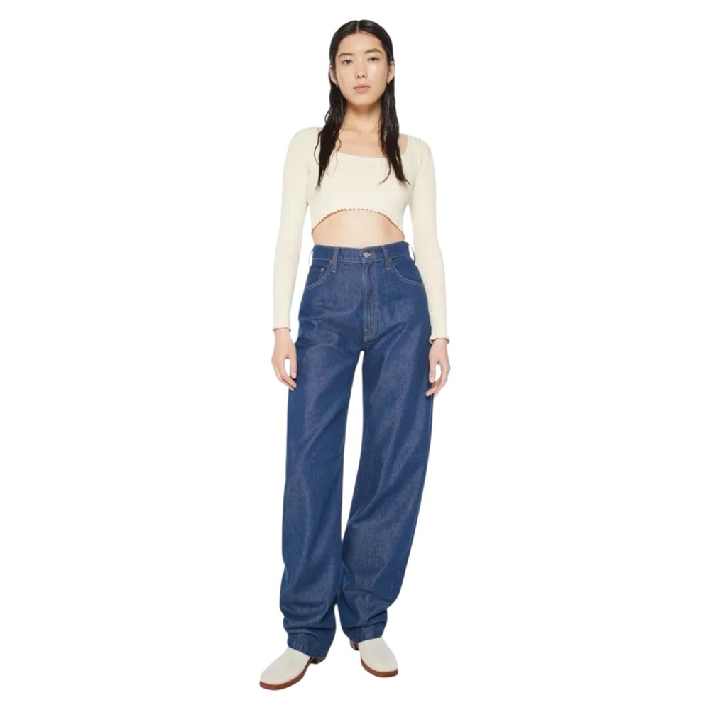 MOTHER SNACKS Jeans High Waisted Kegger Heel Barrel Clean Your Plate 27 NWT